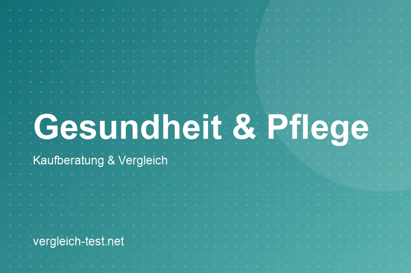 Grafik: Gesundheit & Pflege – Kaufberatungen im Überblick