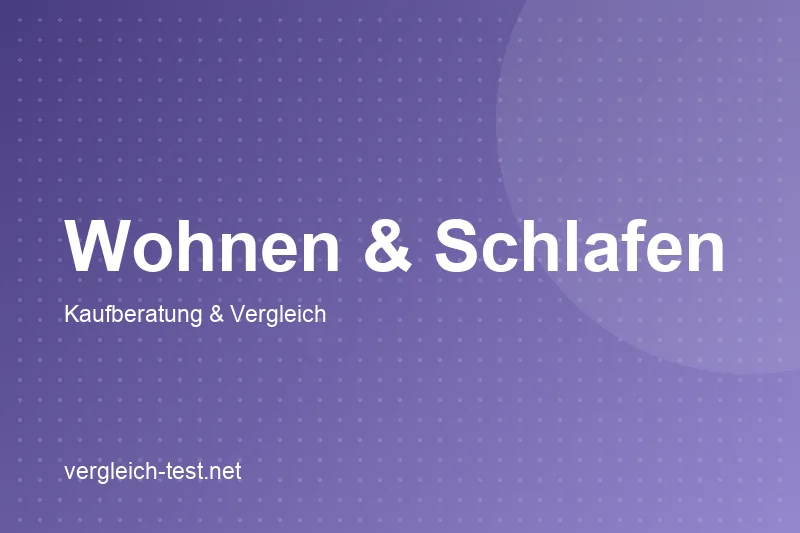 Grafik: Wohnen & Schlafen – Kaufberatungen im Überblick