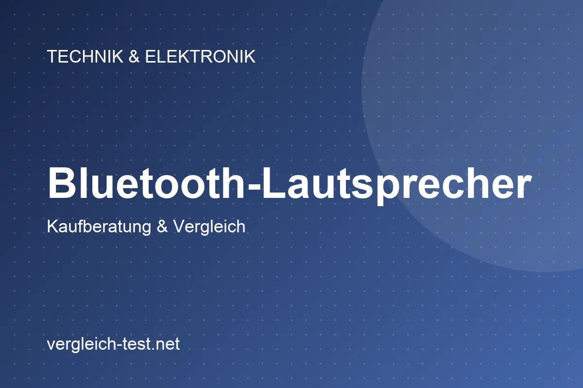 Grafik: Bluetooth-Lautsprecher – Kaufberatung und Vergleich