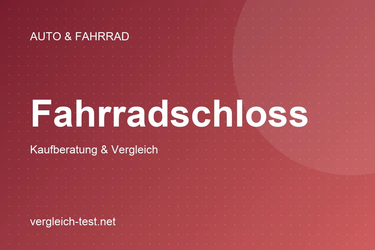 Grafik: Fahrradschloss – Kaufberatung und Vergleich