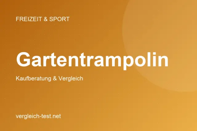Grafik: Gartentrampolin – Kaufberatung und Vergleich