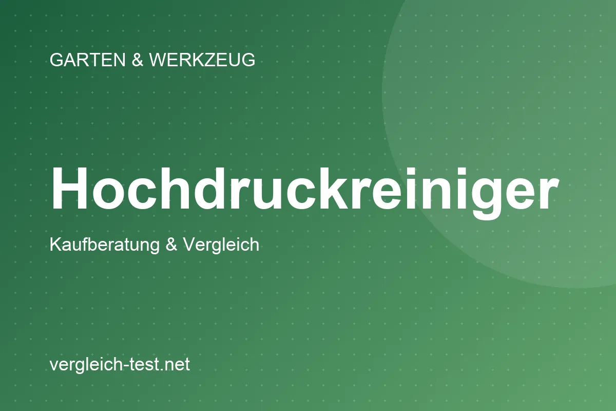 Grafik: Hochdruckreiniger – Kaufberatung und Vergleich