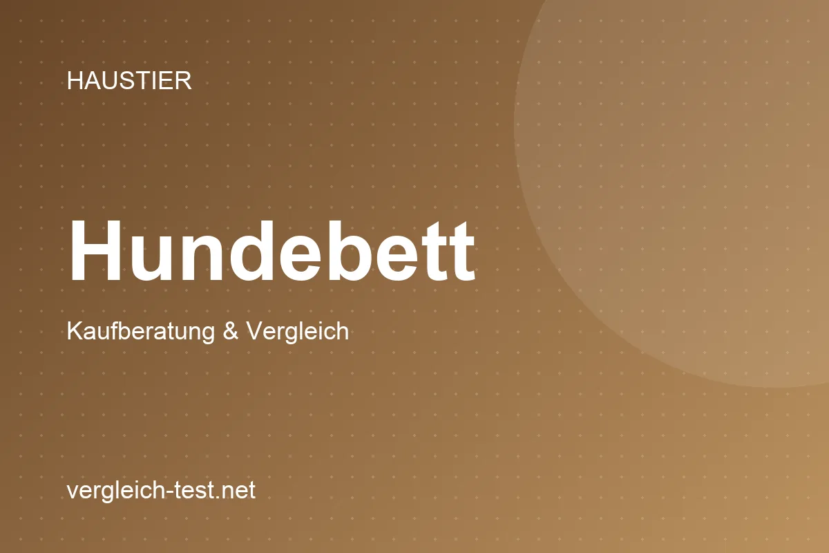 Grafik: Hundebett – Kaufberatung und Vergleich