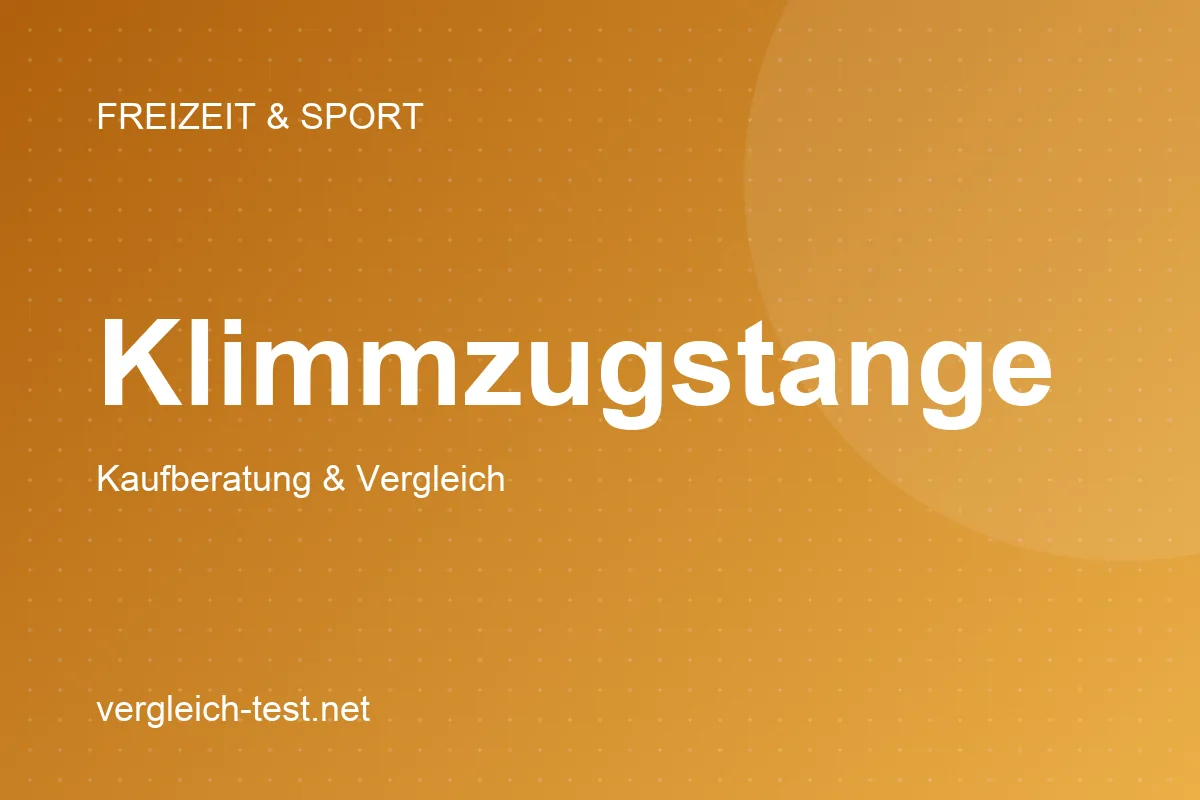 Grafik: Klimmzugstange – Kaufberatung und Vergleich