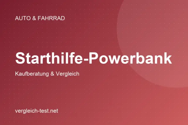 Grafik: Starthilfe-Powerbank – Kaufberatung und Vergleich