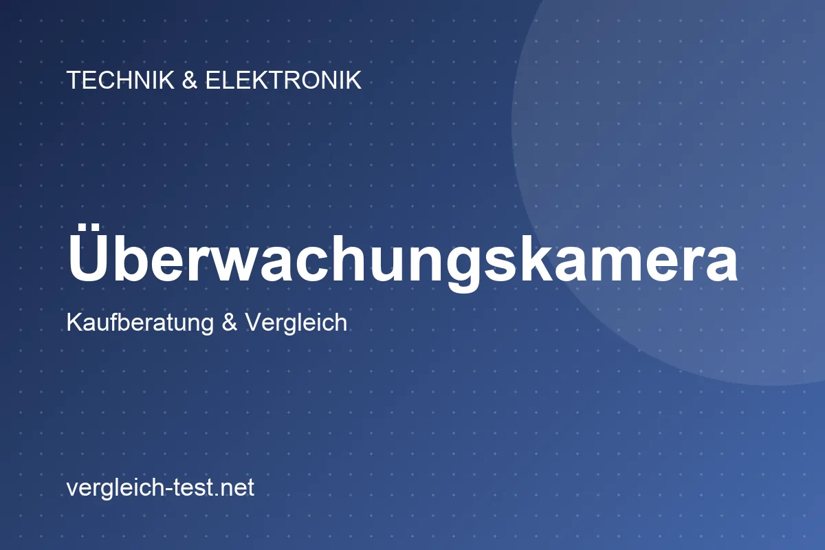Grafik: Überwachungskamera – Kaufberatung und Vergleich