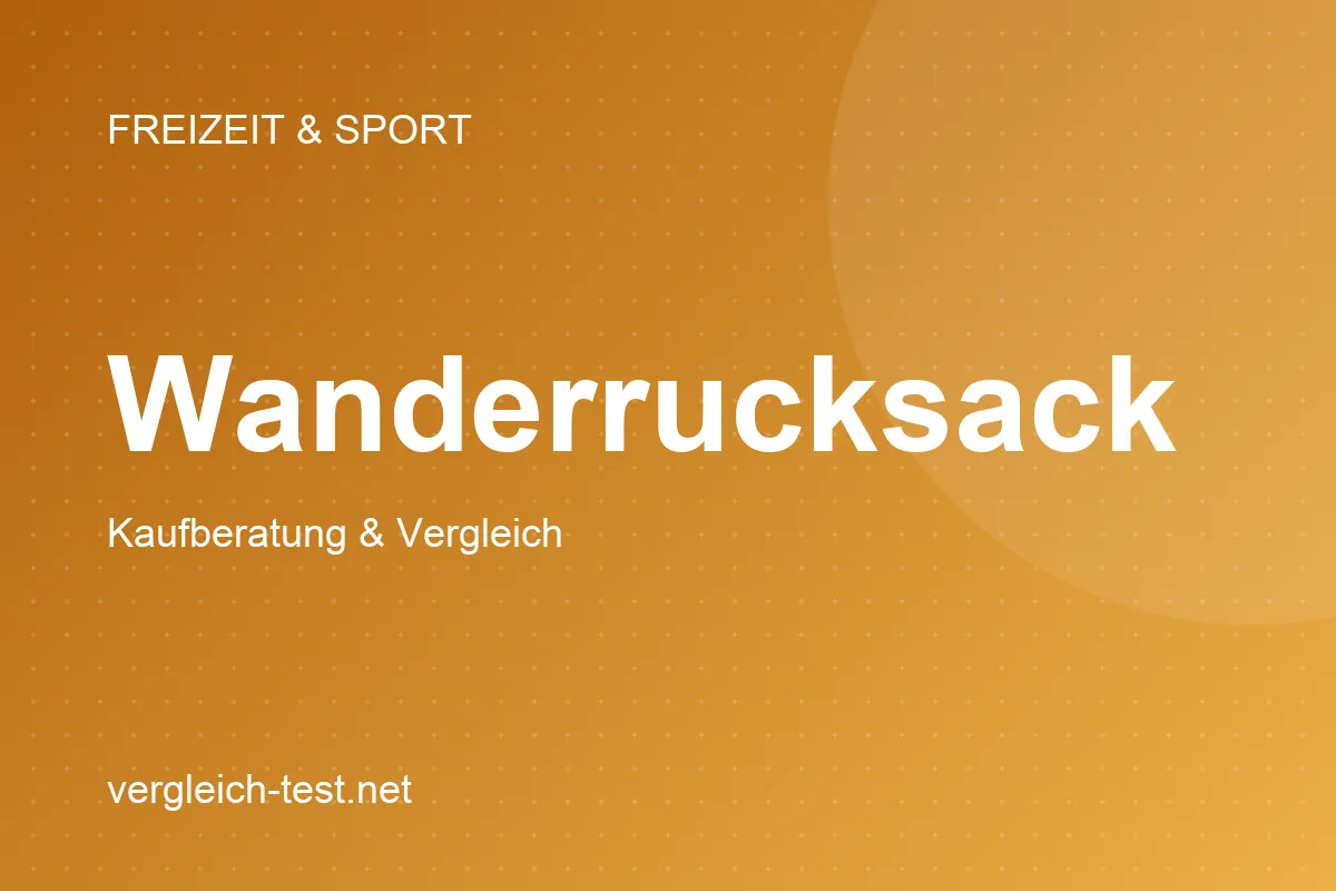 Grafik: Wanderrucksack – Kaufberatung und Vergleich