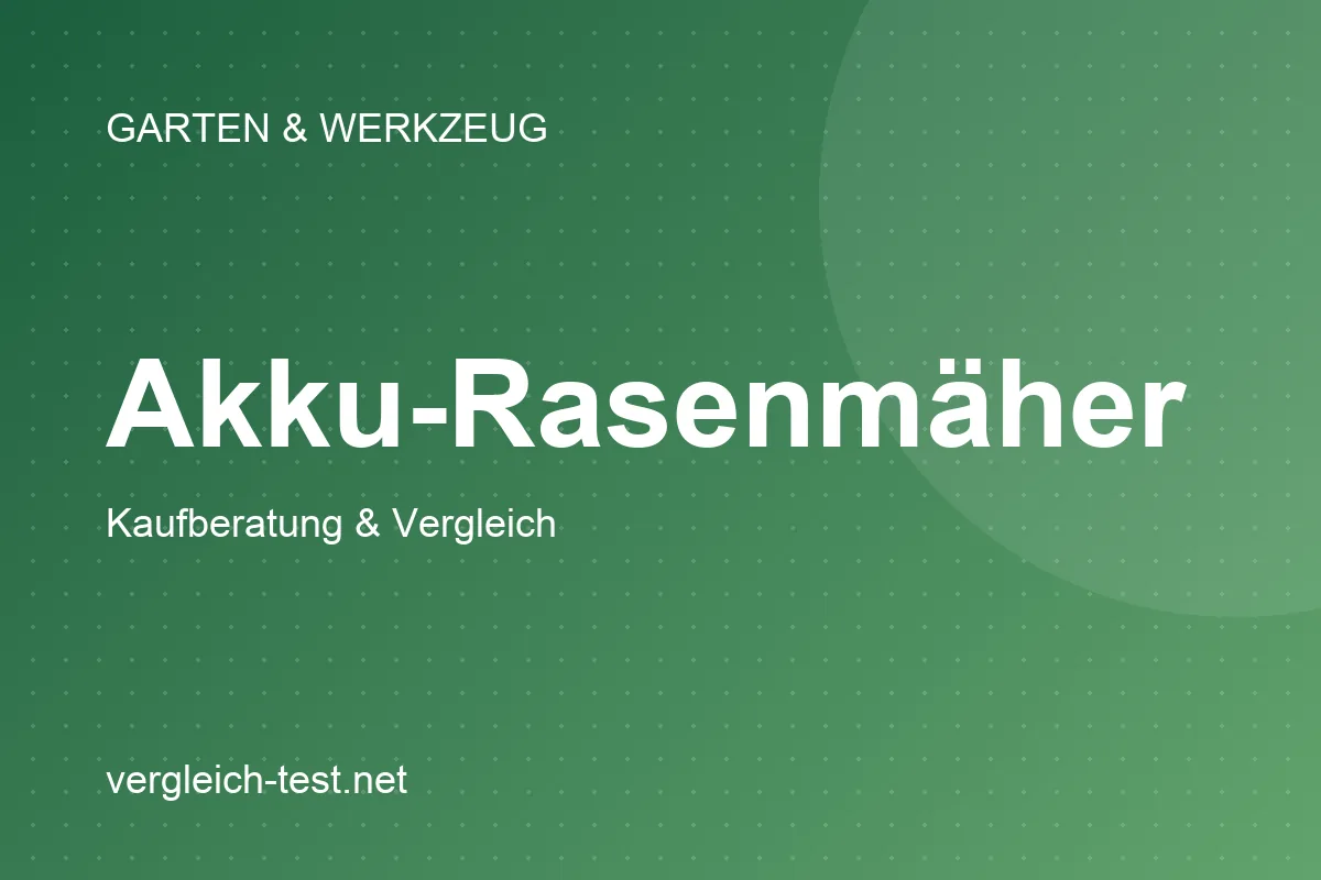 Grafik: Akku-Rasenmäher – Kaufberatung und Vergleich