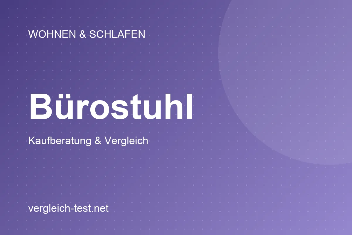 Grafik: Bürostuhl – Kaufberatung und Vergleich