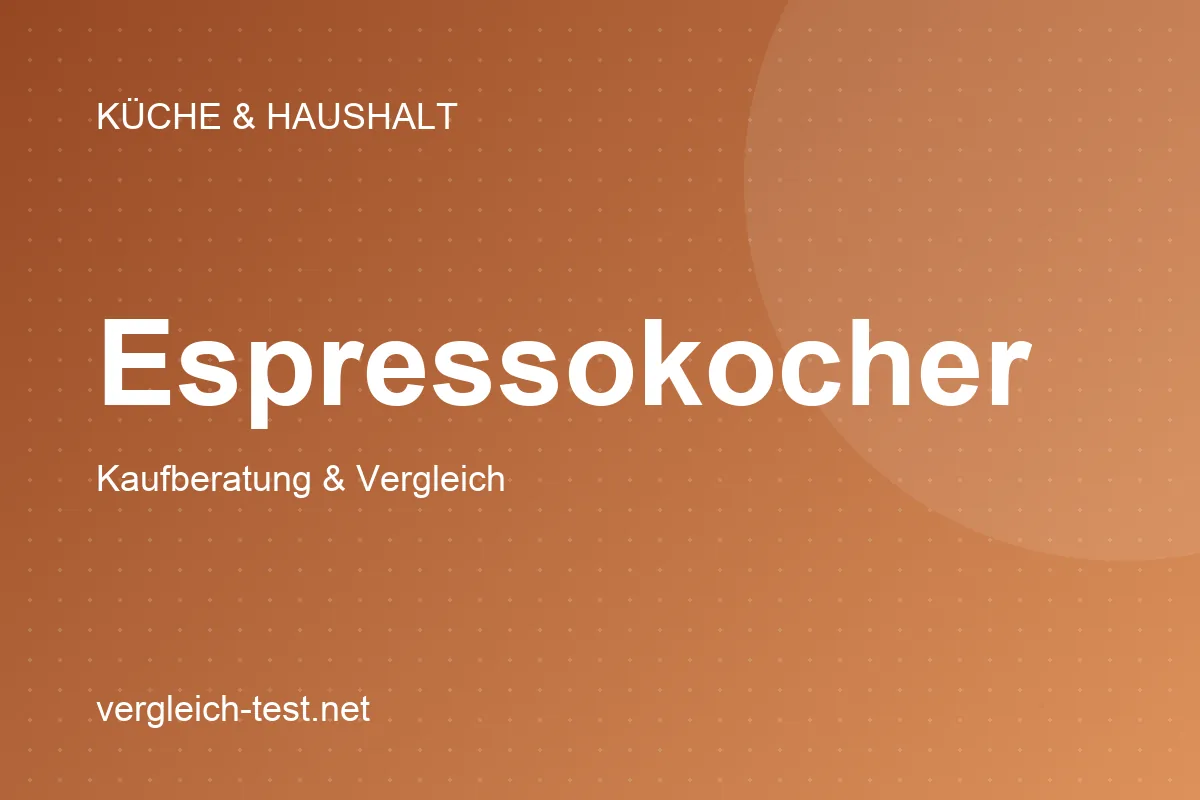 Grafik: Espressokocher – Kaufberatung und Vergleich