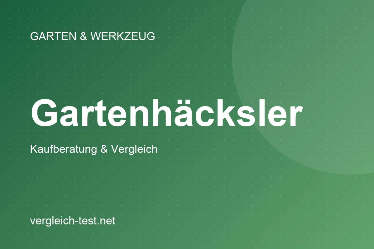 Grafik: Gartenhäcksler – Kaufberatung und Vergleich