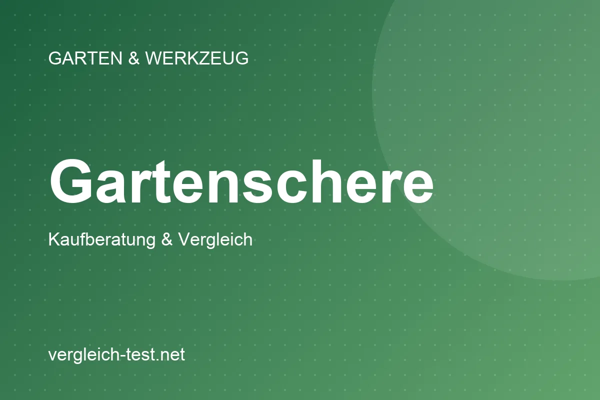 Grafik: Gartenschere – Kaufberatung und Vergleich