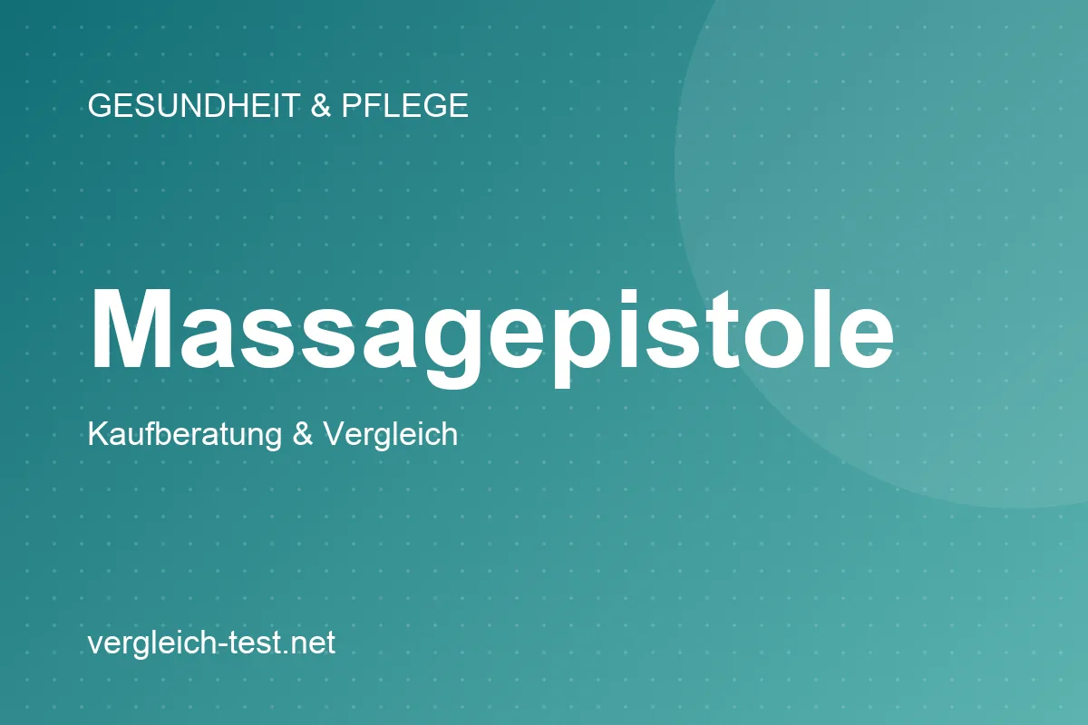 Grafik: Massagepistole – Kaufberatung und Vergleich