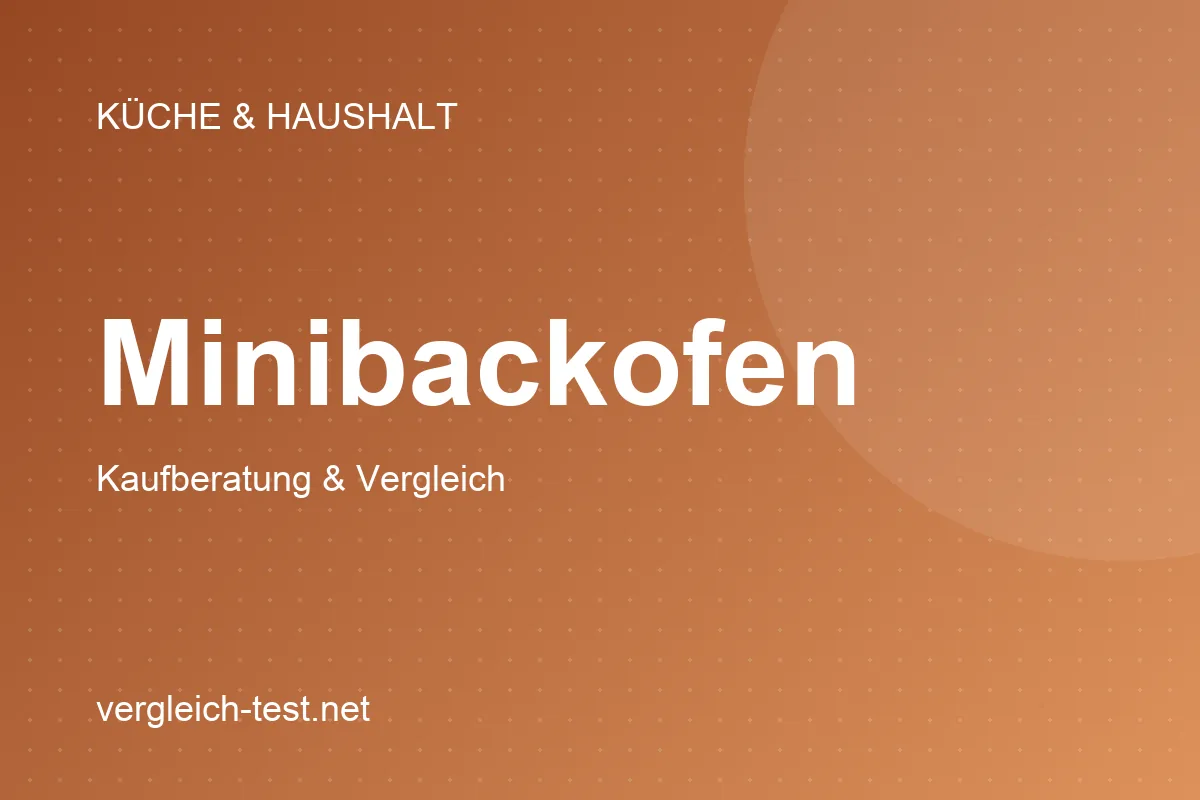 Grafik: Minibackofen – Kaufberatung und Vergleich