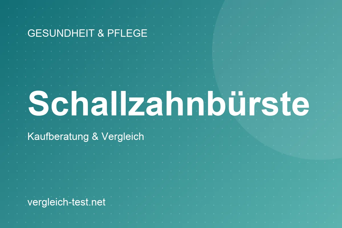 Grafik: Schallzahnbürste – Kaufberatung und Vergleich